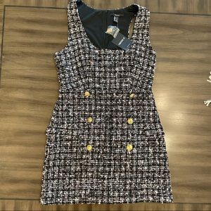 NWT- F21 sleeveless winter plaid dress